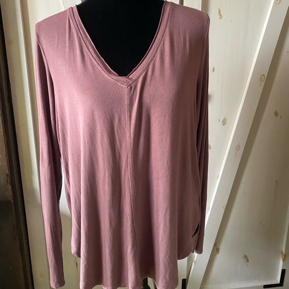 White Crow Raw Edge V-neck Top - Picture 1 of 5